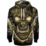 purdue boilermakers demonic skull gold black hoodie best selling