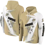 purdue boilermakers dynamic slash gold white hoodie best selling