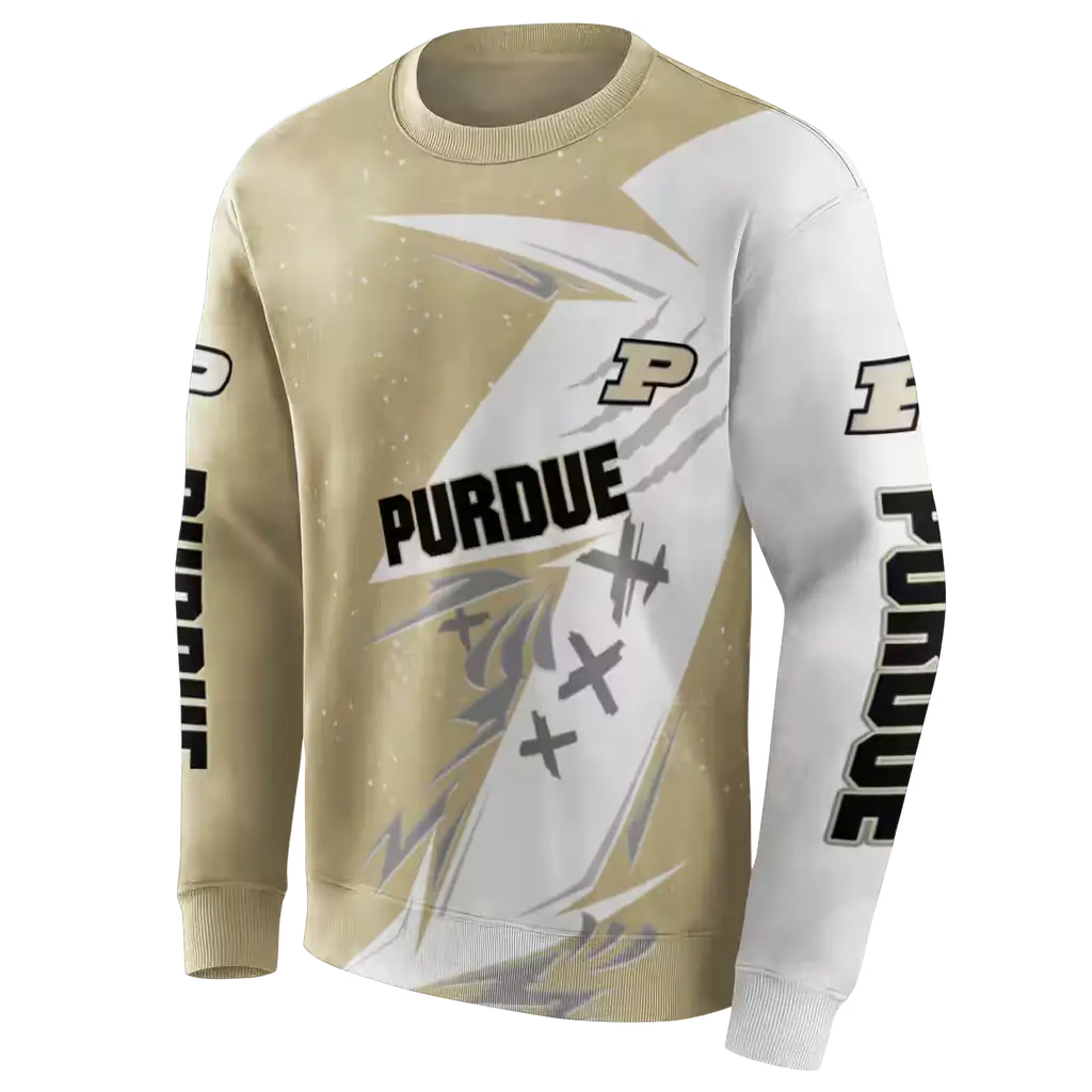 purdue boilermakers dynamic slash gold white hoodie new arrival purdue boilermakers dynamic slash gold white hoodie new arrival