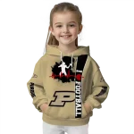 purdue boilermakers football heartbeat gold hoodie best selling