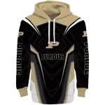 purdue boilermakers futuristic pattern gold black hoodie best selling