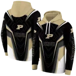 purdue boilermakers futuristic pattern gold black hoodie best selling