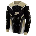purdue boilermakers futuristic pattern gold black hoodie best selling