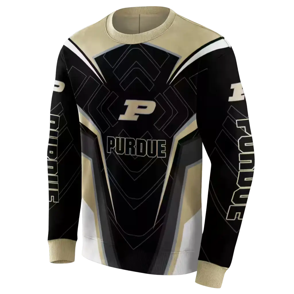 purdue boilermakers futuristic pattern gold black hoodie new arrival purdue boilermakers futuristic pattern gold black hoodie new arrival