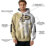 purdue boilermakers graphic punisher gold white hoodie best selling