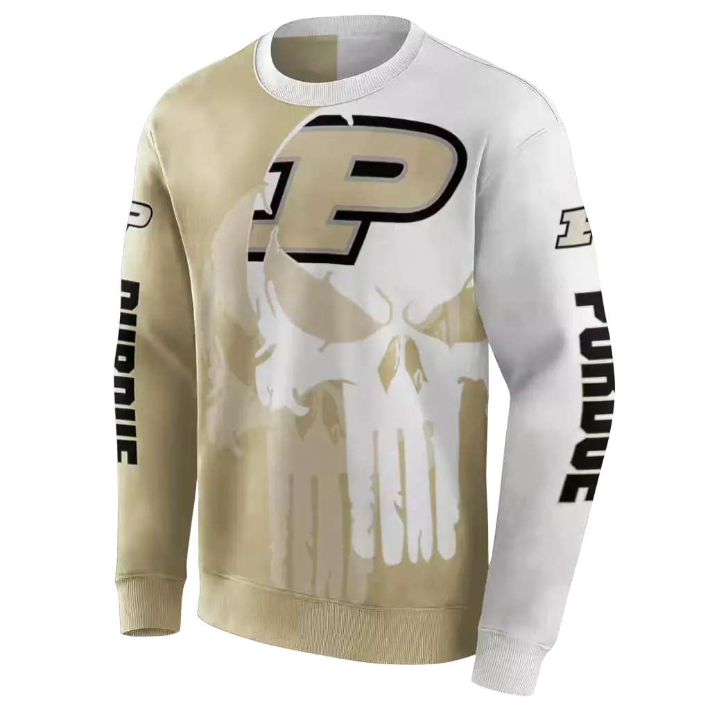purdue boilermakers graphic punisher gold white hoodie new arrival purdue boilermakers graphic punisher gold white hoodie new arrival