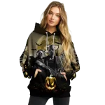 purdue boilermakers halloween vibes gold black hoodie best selling