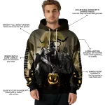 purdue boilermakers halloween vibes gold black hoodie best selling