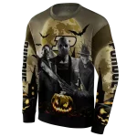 purdue boilermakers halloween vibes gold black hoodie best selling