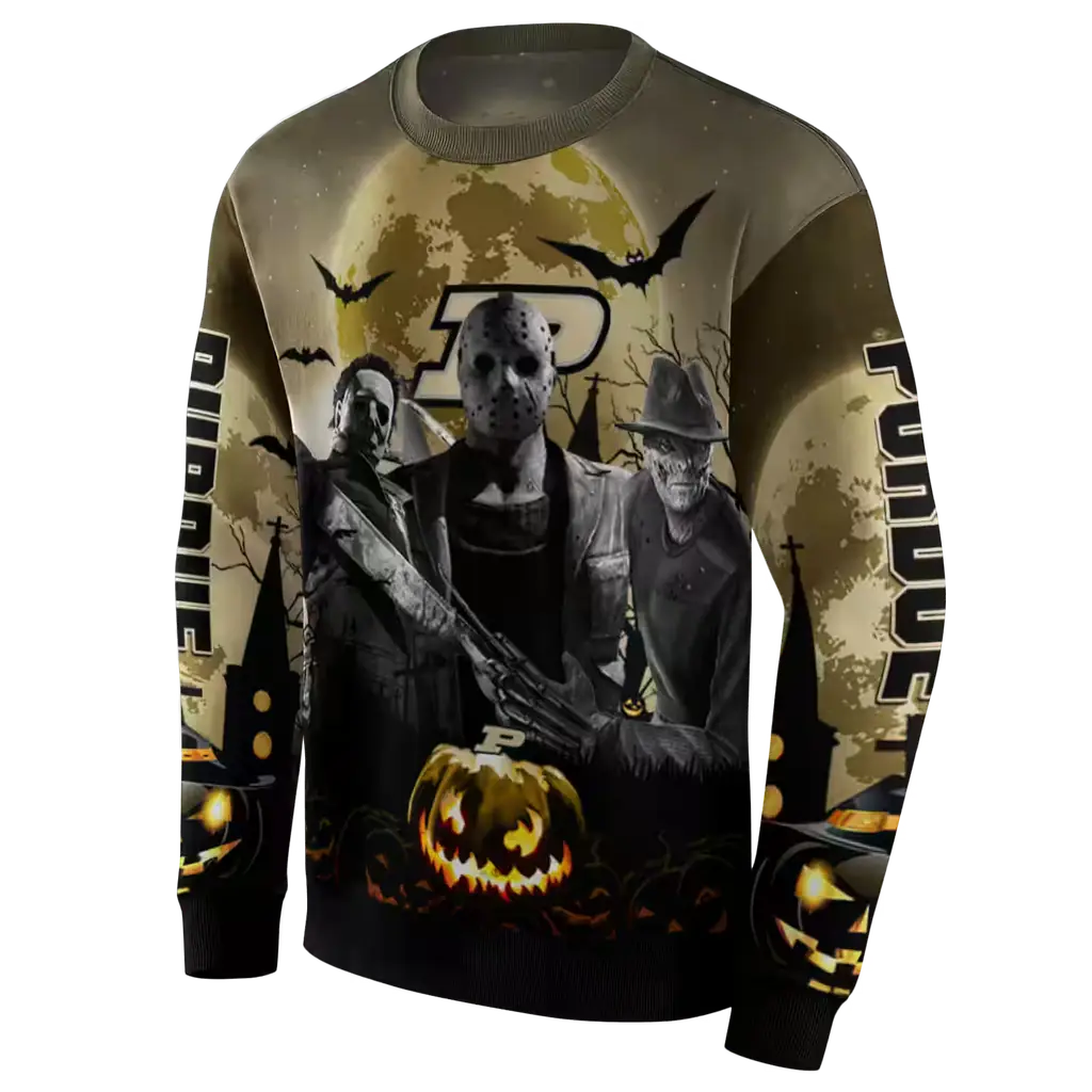 purdue boilermakers halloween vibes gold black hoodie new arrival purdue boilermakers halloween vibes gold black hoodie new arrival