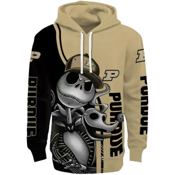 purdue boilermakers jack skellington gold hoodie best selling