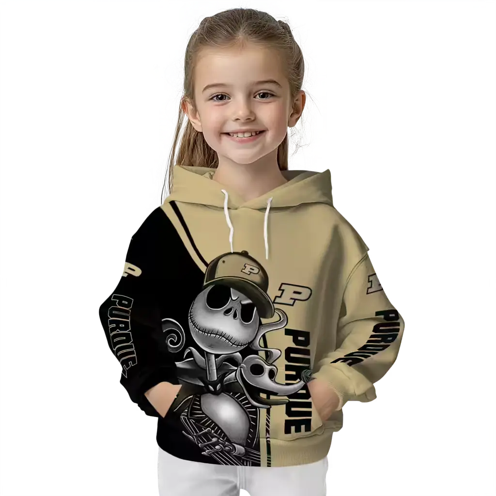 purdue boilermakers jack skellington gold hoodie top rated purdue boilermakers jack skellington gold hoodie top rated
