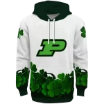 purdue boilermakers lucky motif white green hoodie best selling