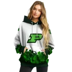 purdue boilermakers lucky motif white green hoodie best selling