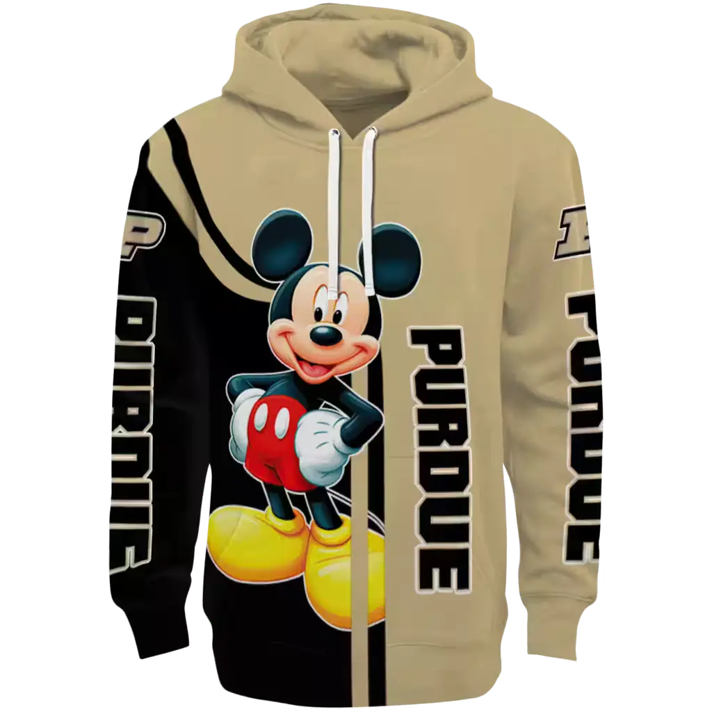 purdue boilermakers mickey mouse gold black hoodie best selling purdue boilermakers mickey mouse gold black hoodie best selling