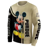 purdue boilermakers mickey mouse gold black hoodie best selling