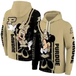 purdue boilermakers minnie mouse gold hoodie best selling