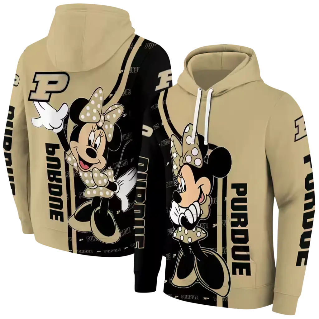 purdue boilermakers minnie mouse gold hoodie fashion forward purdue boilermakers minnie mouse gold hoodie fashion forward