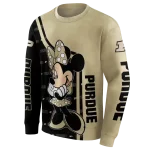purdue boilermakers minnie mouse gold hoodie best selling