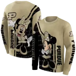 purdue boilermakers minnie mouse gold hoodie best selling