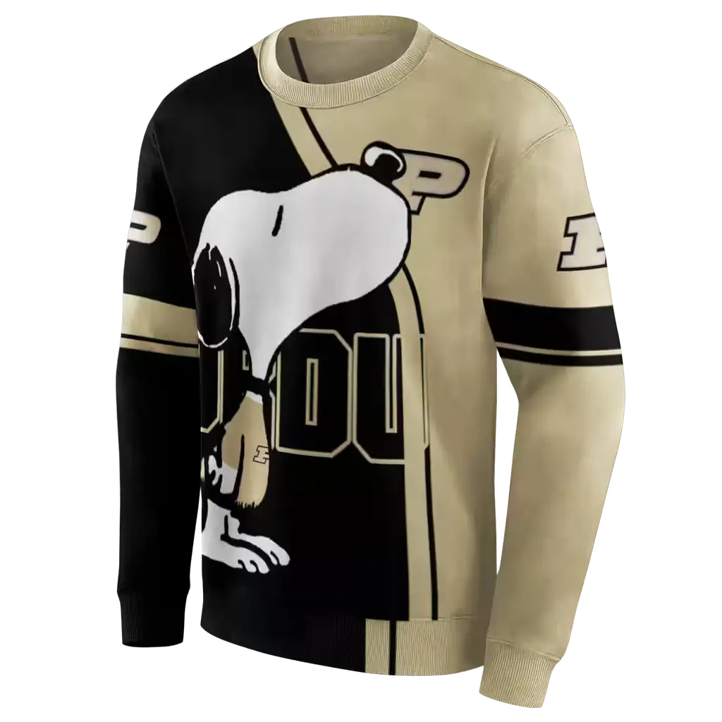 purdue boilermakers playful snoopy gold hoodie new arrival purdue boilermakers playful snoopy gold hoodie new arrival