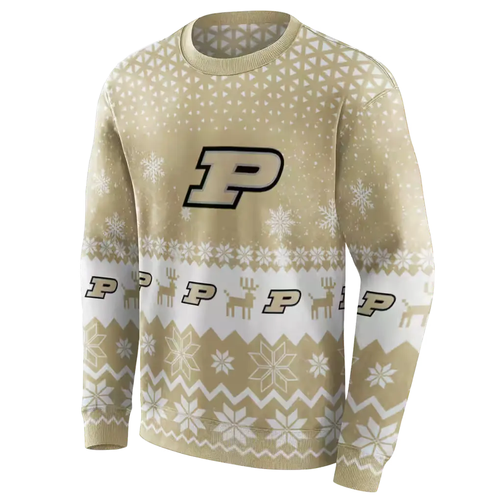 purdue boilermakers reindeer motif gold hoodie new arrival purdue boilermakers reindeer motif gold hoodie new arrival