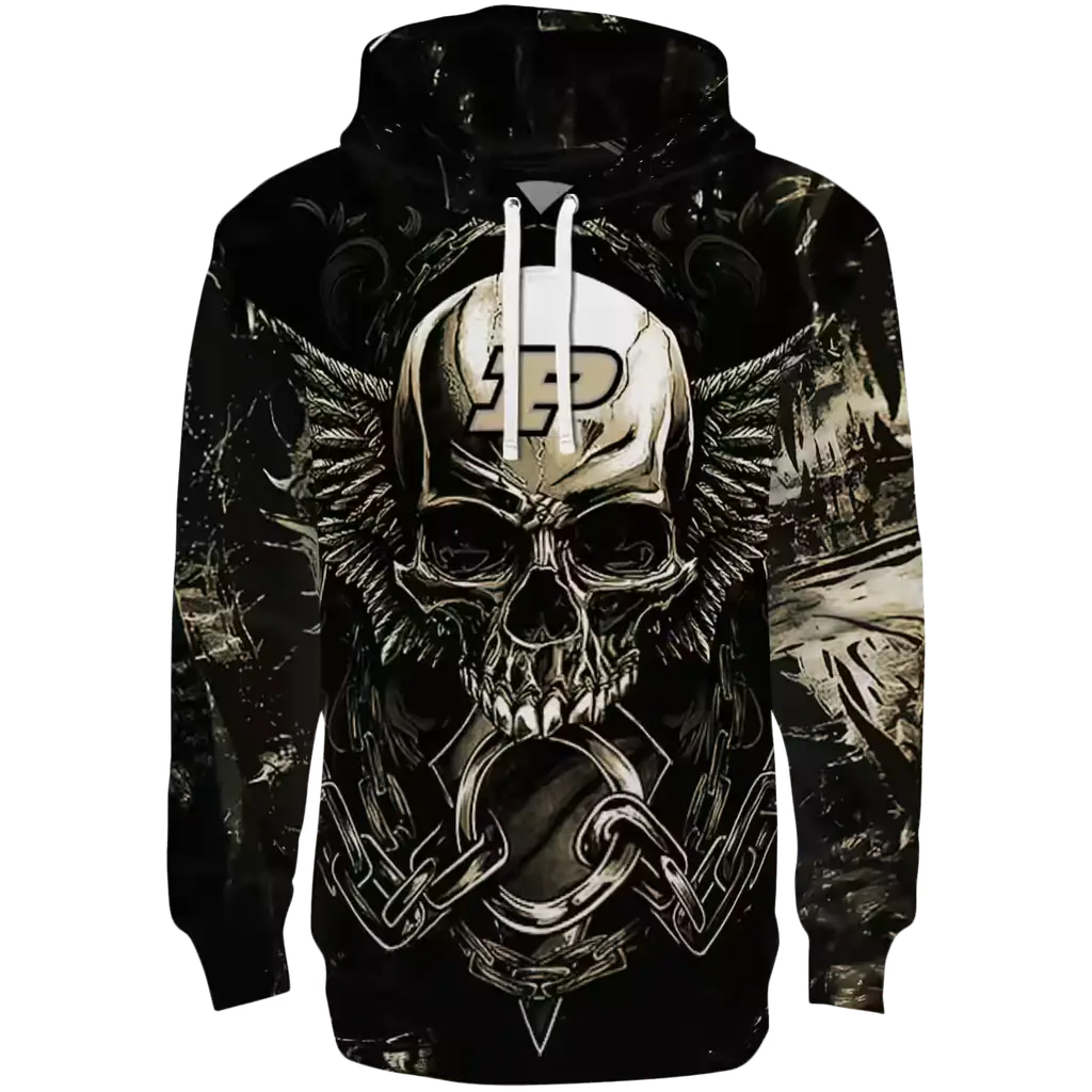 purdue boilermakers skull artwork gold black hoodie best selling purdue boilermakers skull artwork gold black hoodie best selling