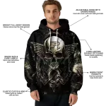 purdue boilermakers skull artwork gold black hoodie best selling