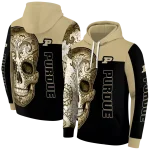 purdue boilermakers sugar skull gold black hoodie best selling