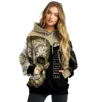 purdue boilermakers sugar skull gold black hoodie best selling