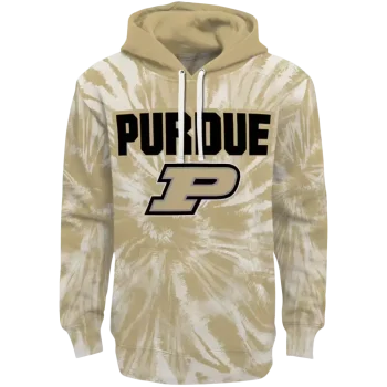 purdue boilermakers tie dye pattern gold hoodie best selling
