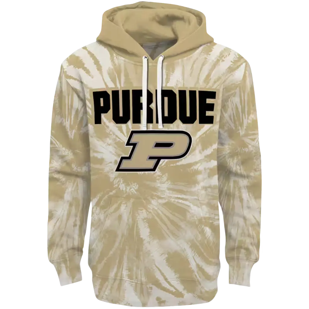 purdue boilermakers tie dye pattern gold hoodie best selling purdue boilermakers tie dye pattern gold hoodie best selling