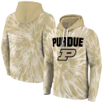purdue boilermakers tie dye pattern gold hoodie best selling
