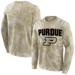 purdue boilermakers tie dye pattern gold hoodie best selling