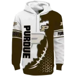purdue boilermakers triangular pattern gold white hoodie best selling
