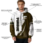 purdue boilermakers triangular pattern gold white hoodie best selling