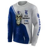 rice owls achmed skull navy blue hoodie best selling
