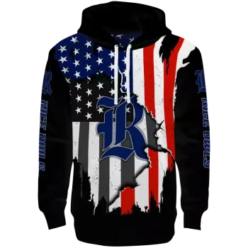 rice owls american pride black hoodie best selling