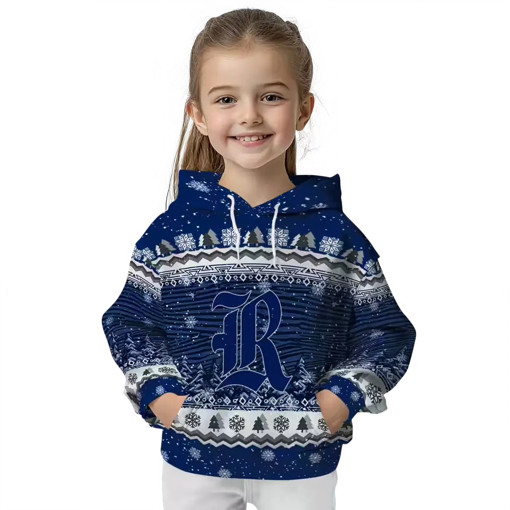 rice owls christmas trees navy blue hoodie top rated rice owls christmas trees navy blue hoodie top rated