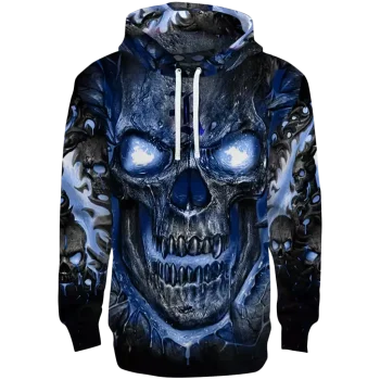 rice owls demonic skull navy blue black hoodie best selling