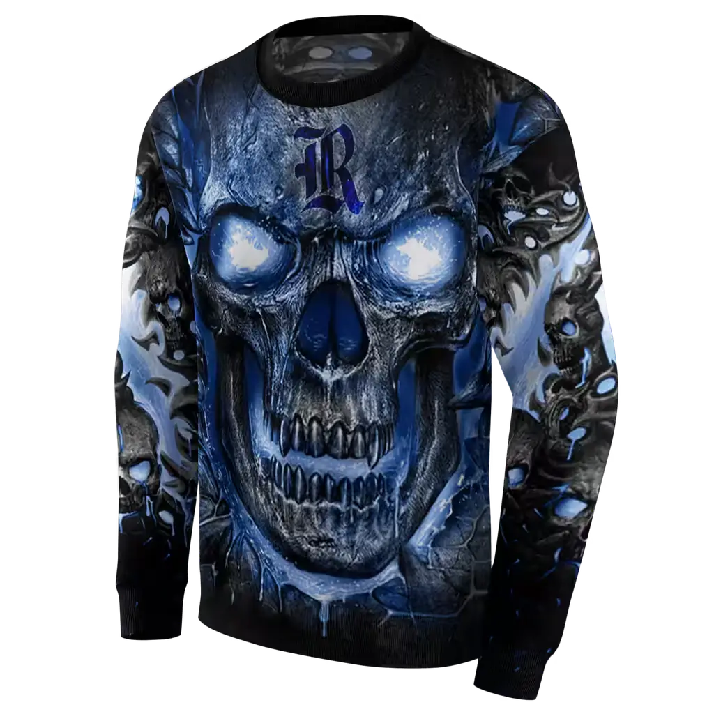 rice owls demonic skull navy blue black hoodie new arrival rice owls demonic skull navy blue black hoodie new arrival