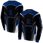 rice owls futuristic pattern navy blue black hoodie best selling