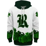 rice owls lucky motif white green hoodie best selling