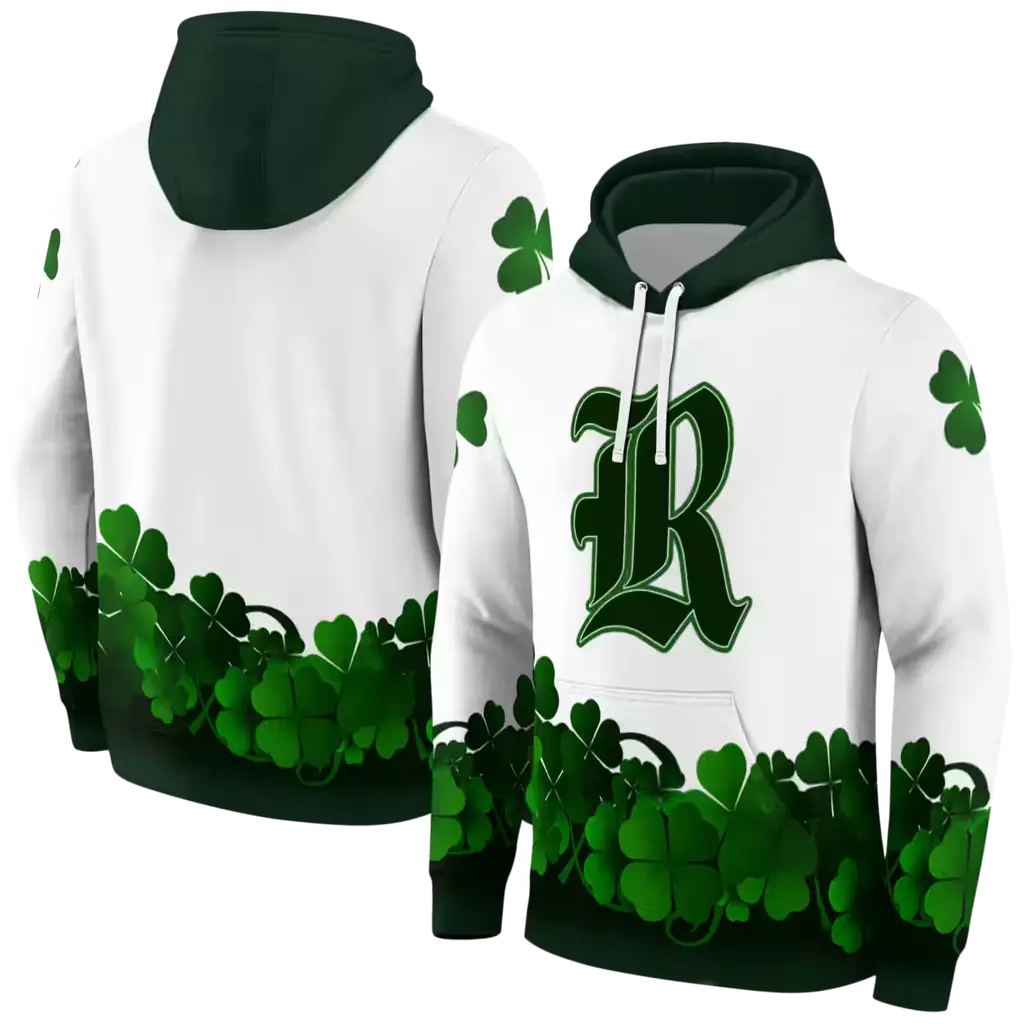 rice owls lucky motif white green hoodie fashion forward rice owls lucky motif white green hoodie fashion forward