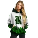 rice owls lucky motif white green hoodie best selling