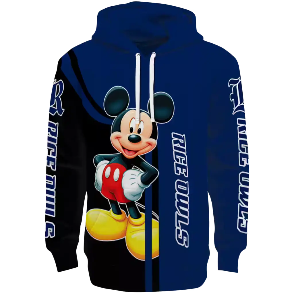 rice owls mickey mouse navy blue black hoodie best selling rice owls mickey mouse navy blue black hoodie best selling