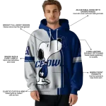 rice owls playful snoopy navy blue hoodie best selling