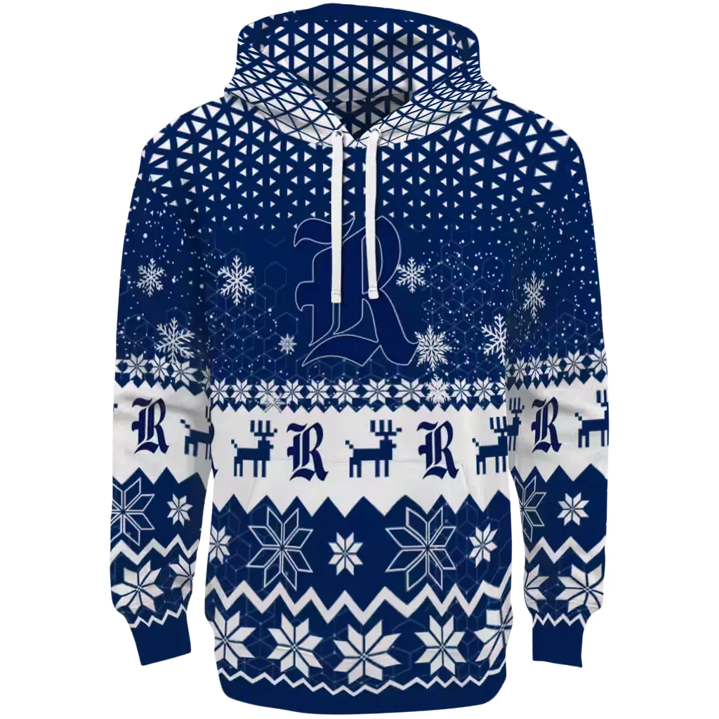 rice owls reindeer motif navy blue hoodie best selling rice owls reindeer motif navy blue hoodie best selling