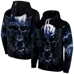 rice owls skull artwork navy blue black hoodie best selling