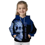 rice owls skull motif navy blue black hoodie best selling
